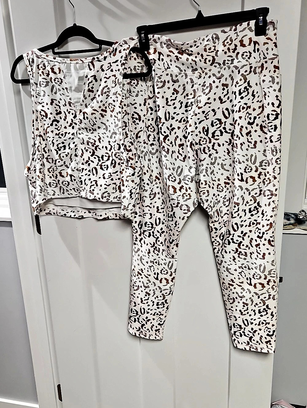 Jones New York Women's Animal Print 2-Piece Set 3X Like New